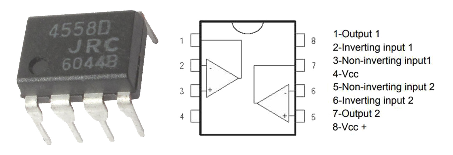 KA4558 Pinout